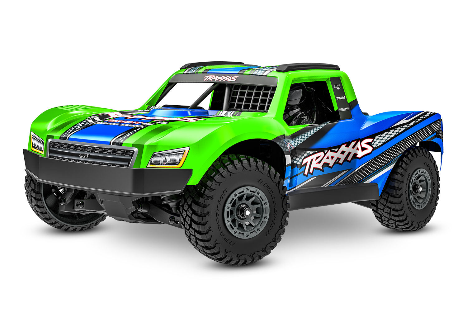 108164-1 Traxxas Mini Slash 4X4 1/16 Scale Short Course Truck –Green