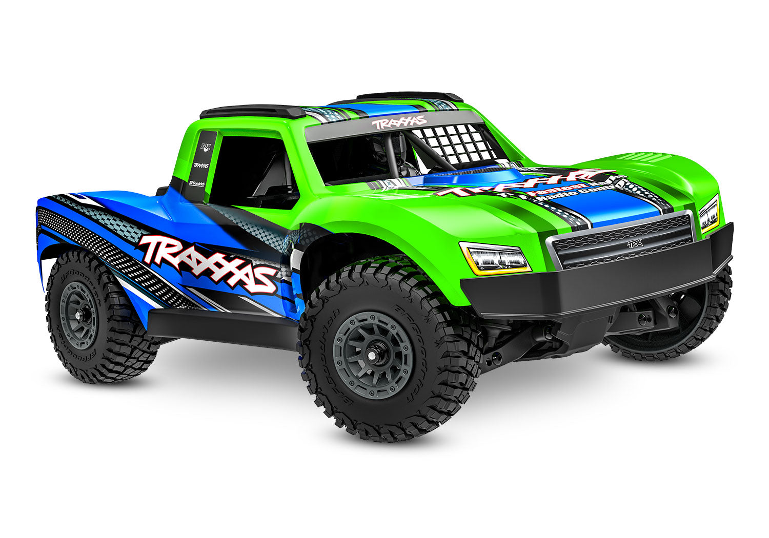 108164-1 Traxxas Mini Slash 4X4 1/16 Scale Short Course Truck –Green