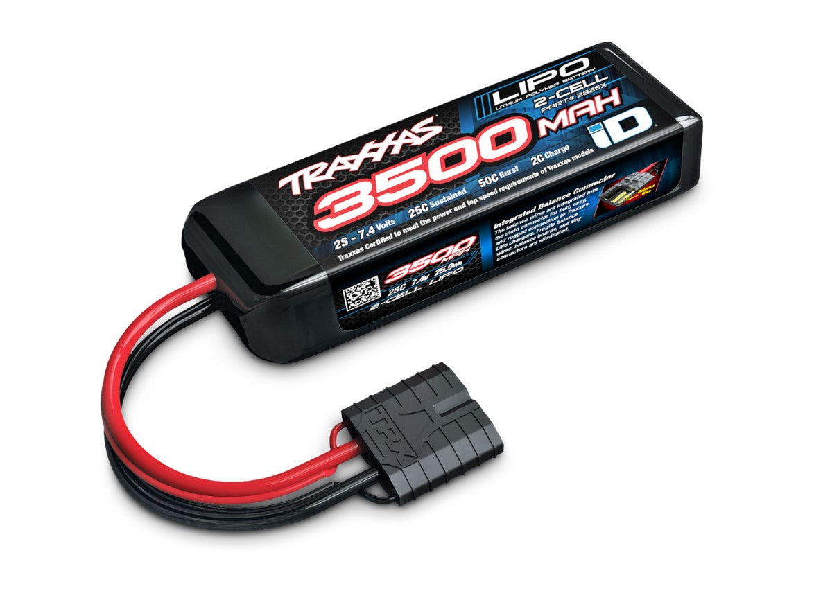 2825X TRAXXAS 2S LiPo Battery – 3500mAh 7.4V 25C