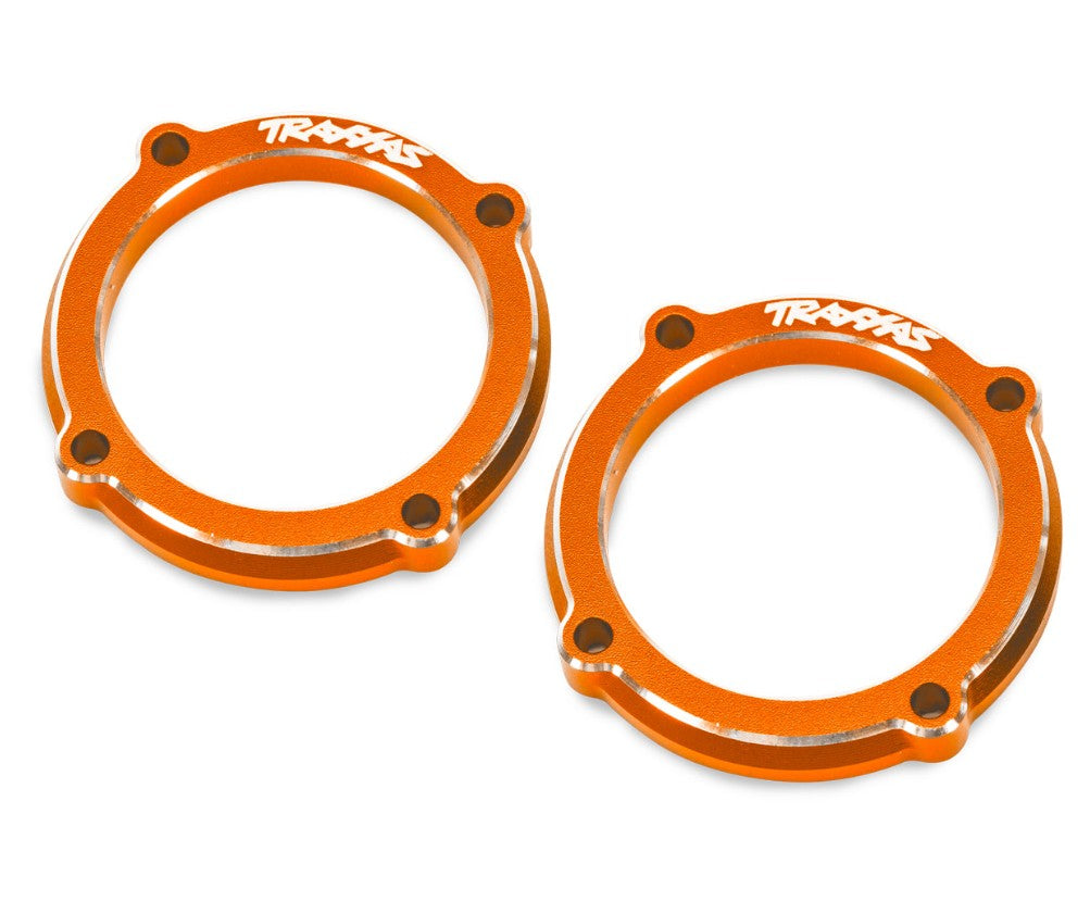 10969 Traxxas Orange Aluminum LED Light Pod Retainers (2)