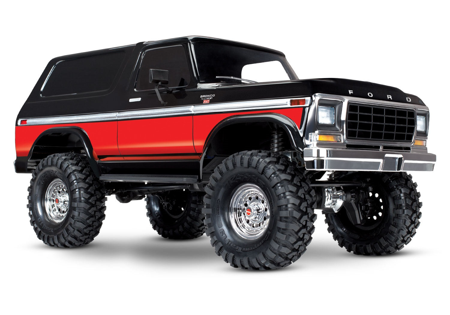 82246-4 TRX-4 1/10 Scale Bronco Ranger XLT Trail Crawler Clipless Body Red